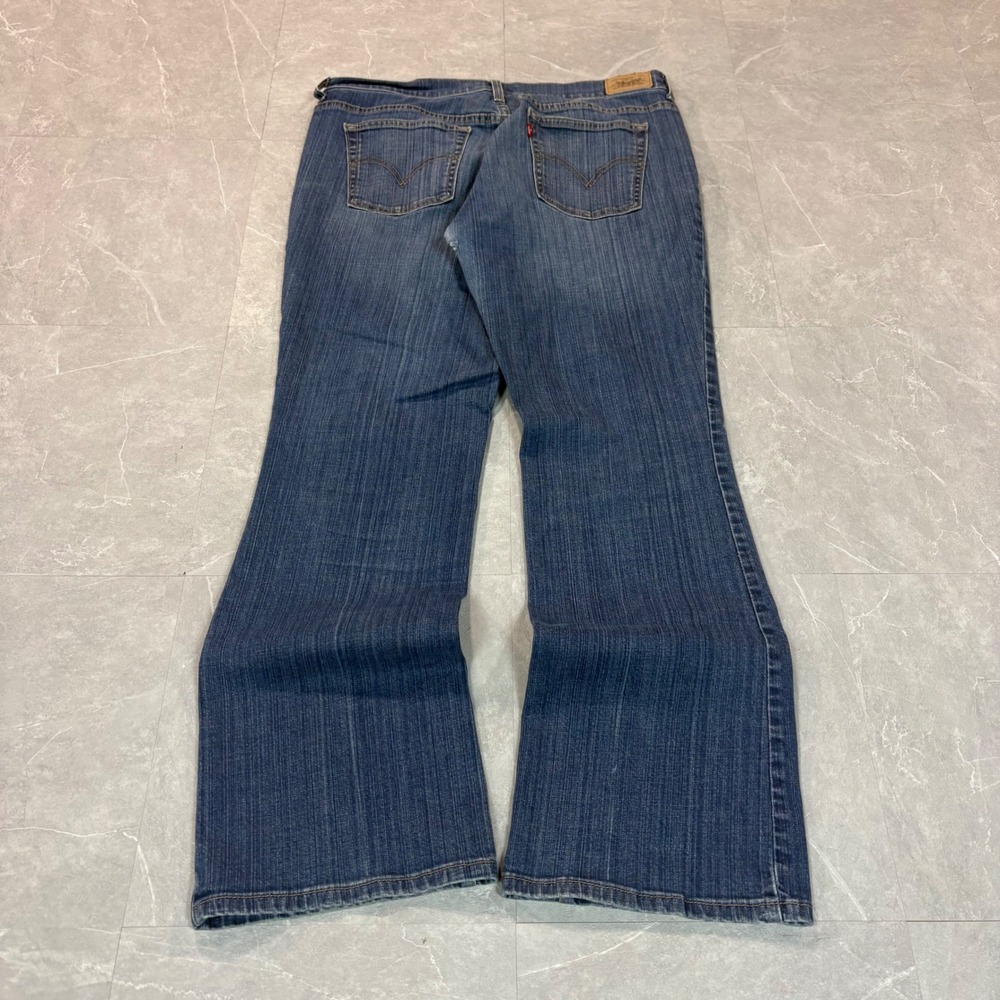 Levis 515 Bootcut Jeans Womens 14 Medium Blue Denim Stretch Pants 3044